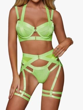 Lime green bandage set